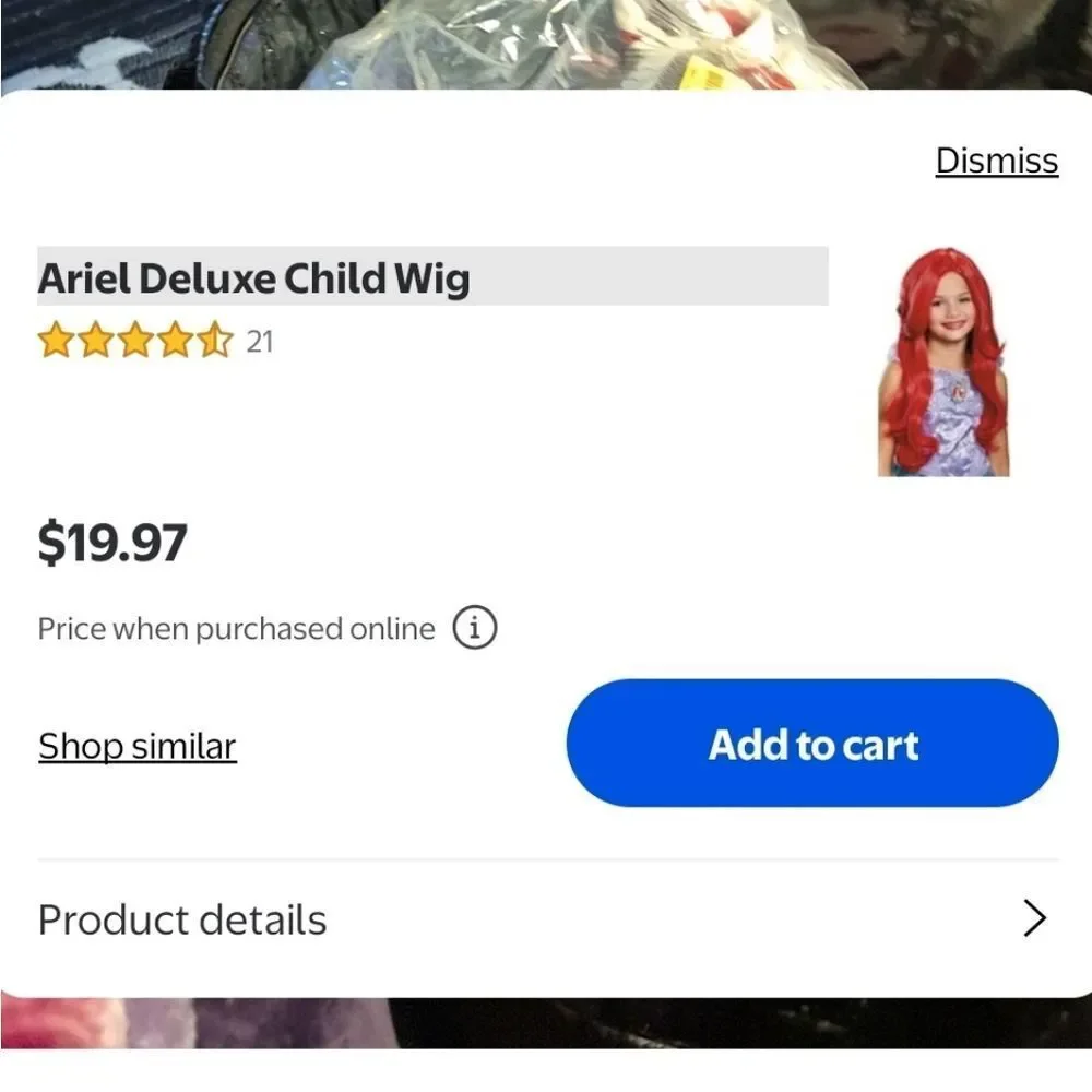 Disguise Ariel Little Mermaid Wig - New